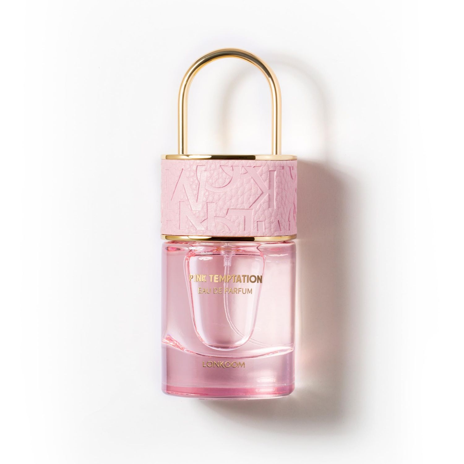 Lonkoom LOCK Pink Temptation Perfume for Women, 1.7 Fl Oz/50ml Eau De Parfum Spray Long-Lasting Fragrance, Floral Woody Notes of Madagascar Vanilla, Cedarwood, White Musk, Bergamot, Jasmine, Tuberose