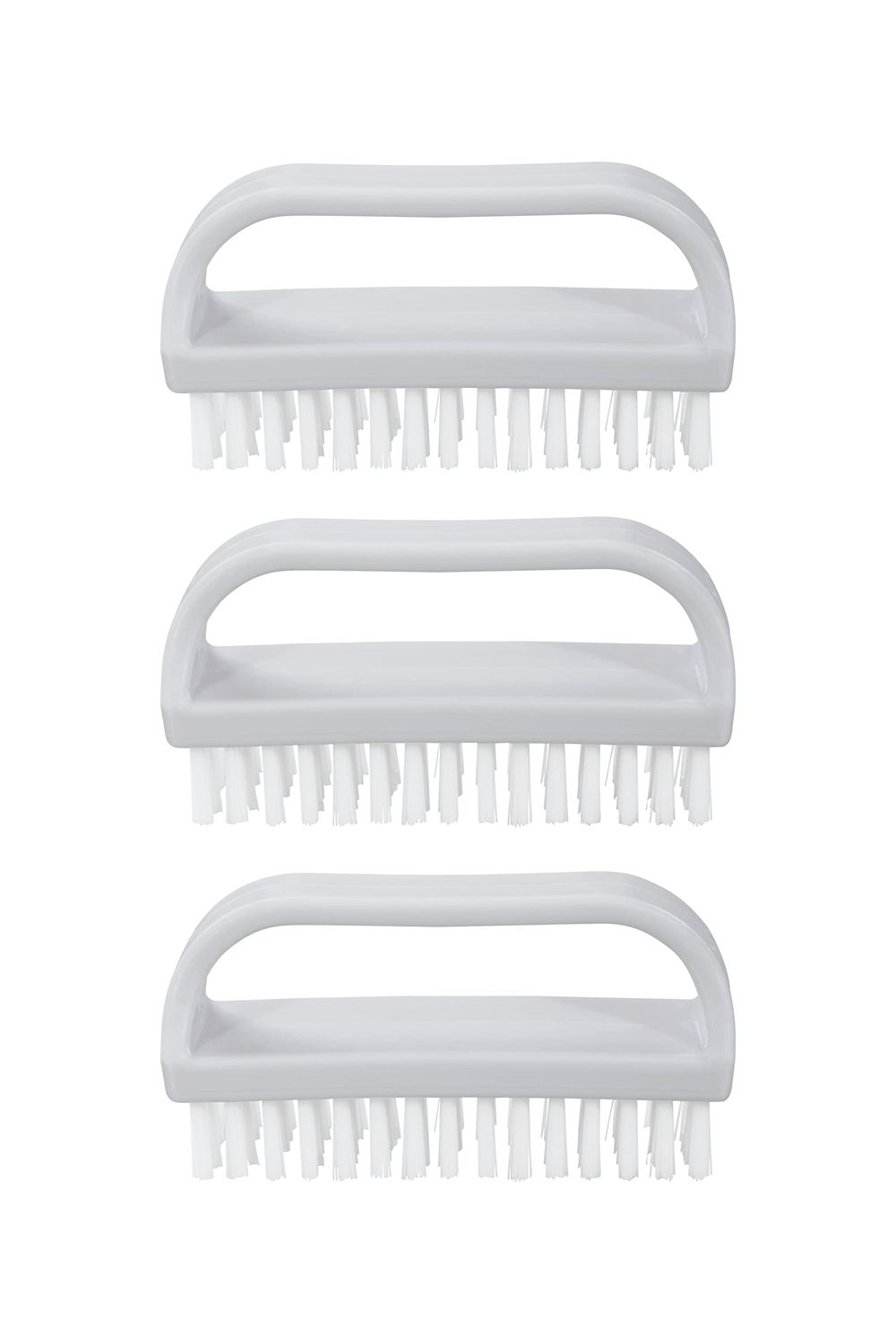 Nail Brush for Cleaning Fingernails, Nail Scrubber Brush, Toe Foot Hands Fingernail Brush Cleaner- Small Scrub Brush- All-Purpose Stiff Cleaning Brush for Home, Kitchen, Work, (3)