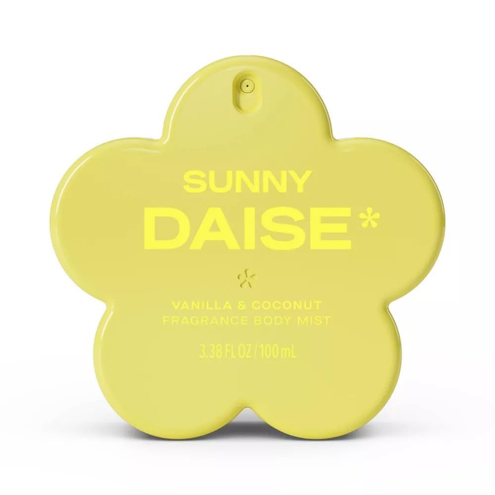 DAISE Sunny Vanilla &amp; Coconut Fragrance Body Mist for Women, 3.38 fl oz