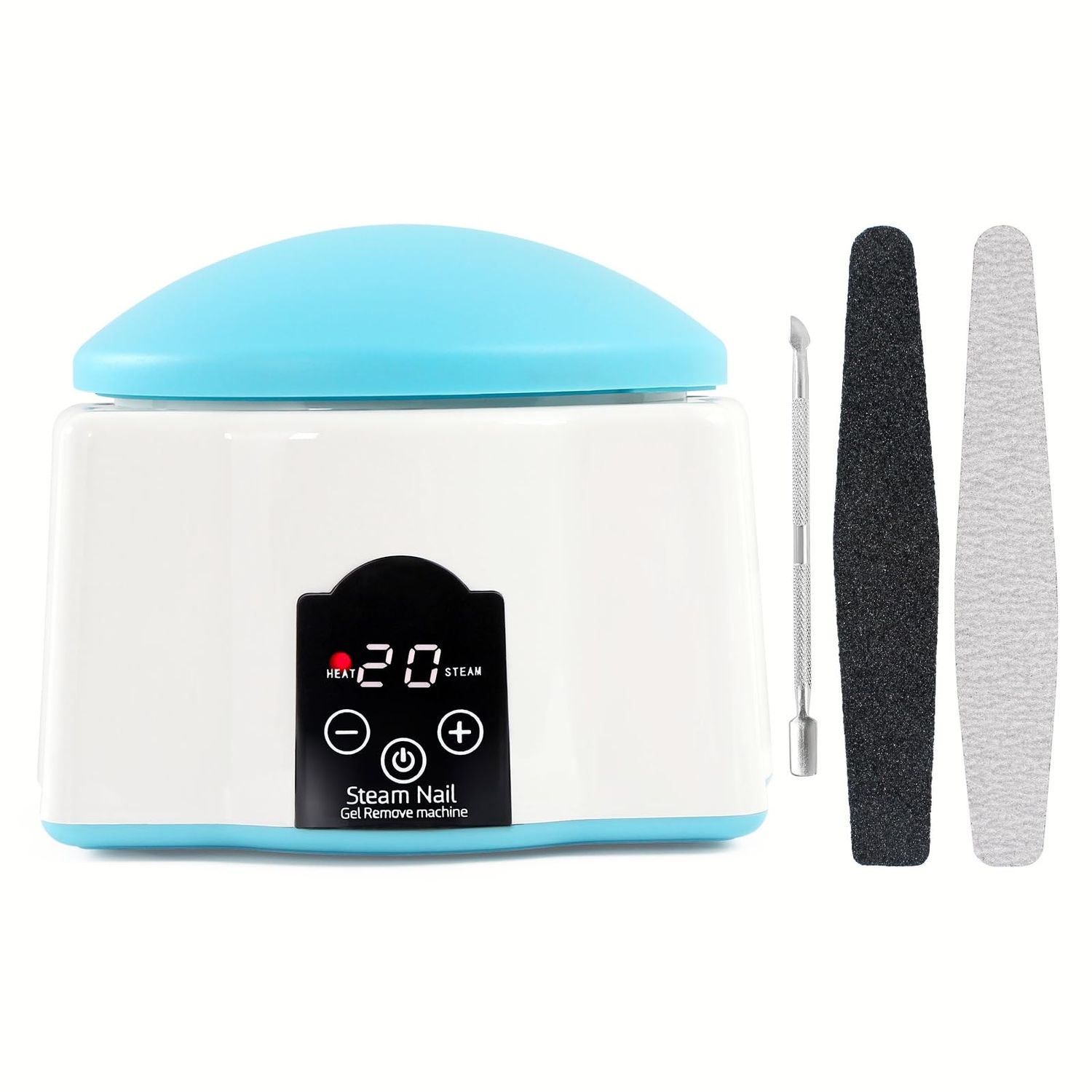 Gel Nail Polish Remover Steamer Machine kit Protable Steam Off Nail Polish Remover Machine for Nail Polish, Electric Gel Nail Steamer Remover Wont Hurt Nails