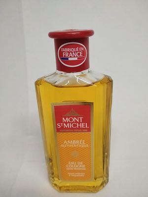 250ml Mont St Michel Ambree Authentique Eau de Cologne, Made in France, Traditional Fragrance