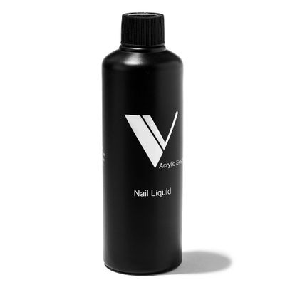 V Beauty Pure Monomer Acrylic Nail Liquid - Long-Lasting Nail Monomer Liquid for Smooth &amp; Glossy Finish - Acrylic Nail Supplies for Nail Technicians, Salon &amp; Manicures &amp; Pedicures - 8 Oz