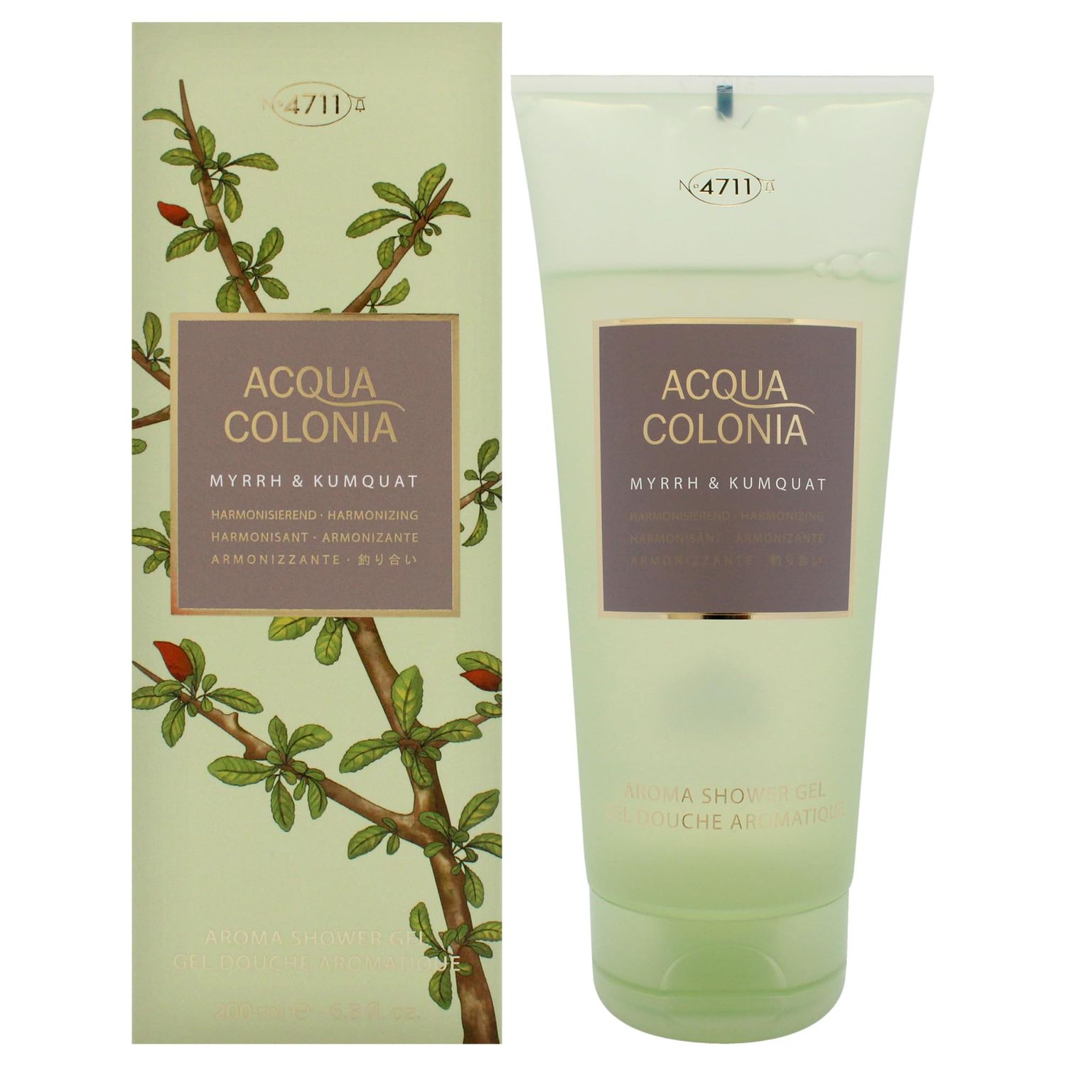 Muelhens 4711 Acqua Colonia Myrrh and Kumquat for Unisex - 6.8 oz Shower Gel