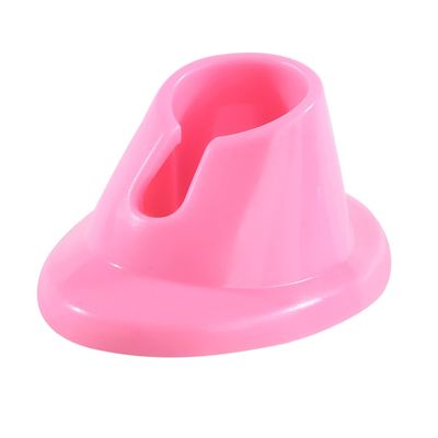Pink Soft Rubber Nail Polish Bottle Holder and Stand - Manicure Display Tools for Nail Organizer and Art Supplies