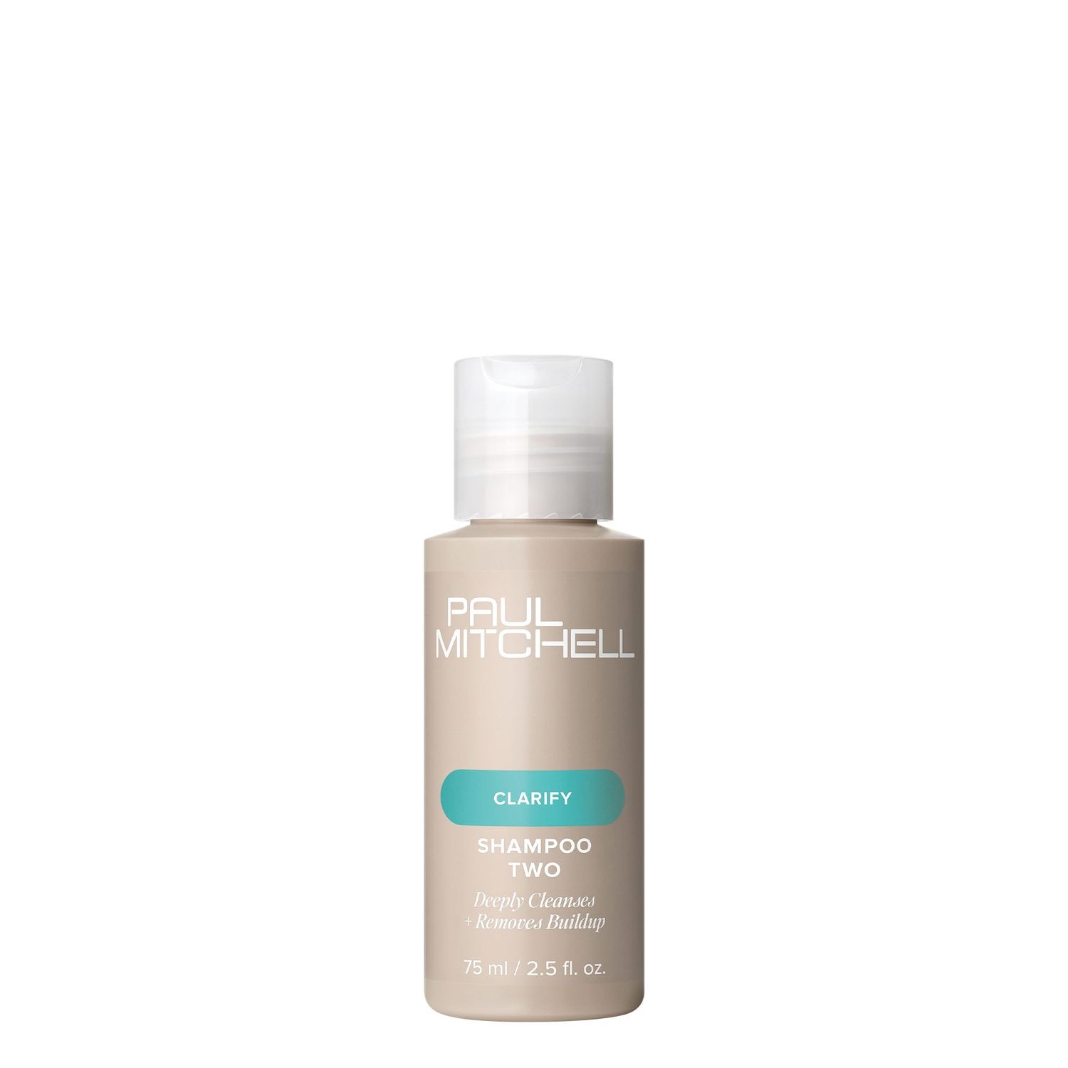 Paul Mitchell Shampoo Two, Clarifying Shampoo, Deep Cleanses Removes Buildup, For All Hair Types, Especially Oily Hair, 2.5 fl oz