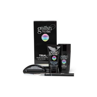 Gelish PolyGel Brand Nail Enhancement Trial Kit - Lightweight, Strong, Odor-Free Hybrid Nail Enhancement, No Airborne Dust, Fast Application for Professional Salon Use (PolyGel Trial Kit)