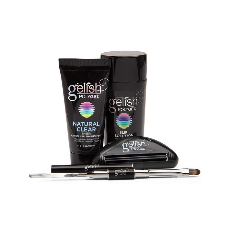 Gelish PolyGel Brand Nail Enhancement Trial Kit - Lightweight, Strong, Odor-Free Hybrid Nail Enhancement, No Airborne Dust, Fast Application for Professional Salon Use (PolyGel Trial Kit)