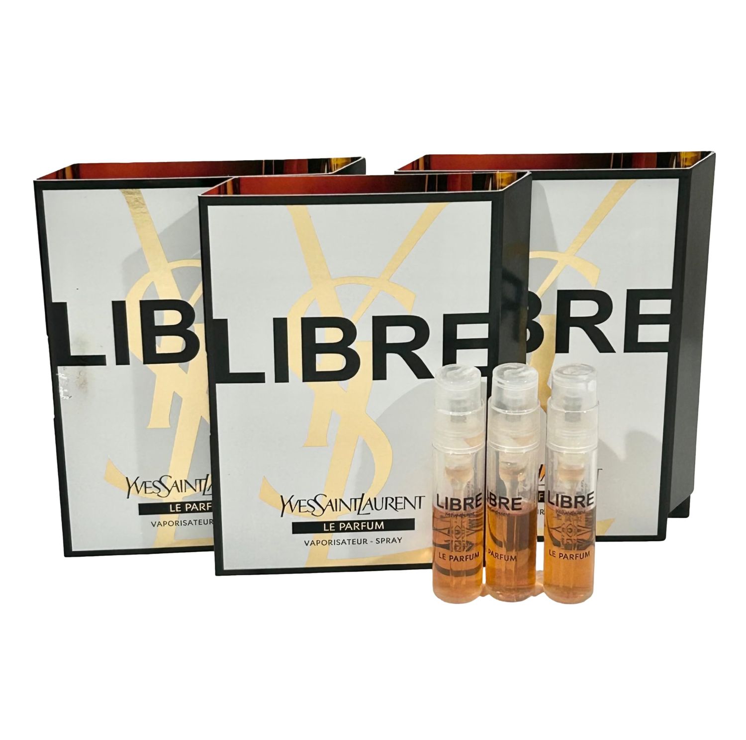 Yves Saint Laurent Sample Perfume YSL Sample Perfume LIBRE LE PARFUM Sample WOMEN Perfume 1.2 ml / 0.04 oz - set of 3