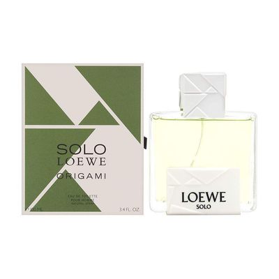 Loewe Solo Origami for Men Eau De Toilette Spray, 3.4 Ounce