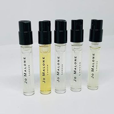 Jo Malone Set 5 London Fragrance Sample VIALS Different Scent 0.05oz/ 1.5ml each