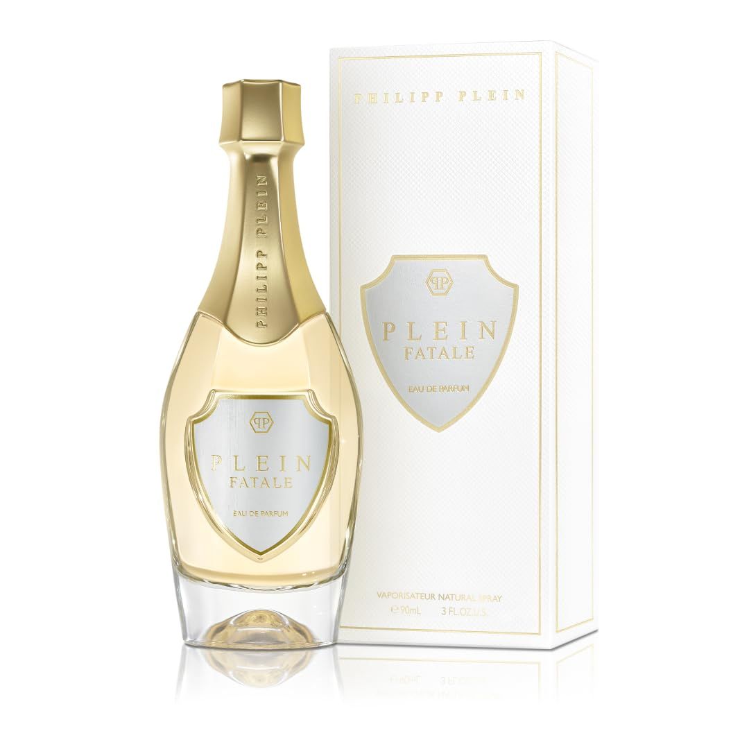 Philipp Plein - Eau de Parfum Plein Fatale 90 ml - Parfum Femme - Notes Florales et Gourmandes - Une Clbration de la Fminit et de la Sensualit - lgant Flacon en Verre Transparent