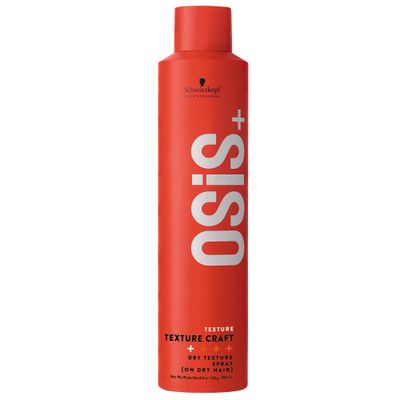 OSiS Texture Craft - Volumizing Dry Texture Spray - Root Lift with Natural Feel and Shine - Lightweight Hair Styling Product - Brushes Out Easily, 7.7 oz