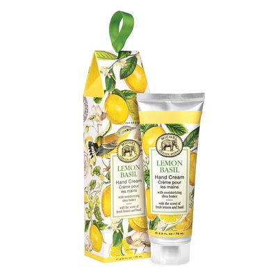 Michel Design Works Large Hand Cream, Lemon Basil