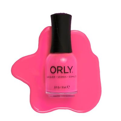 Orly Neon Nail Polish Colors for Summer | Bright Shades and a Confetti Topper for Summer Neon Nails | 0.6fl oz (Thats Hot, 0.6 fl oz)