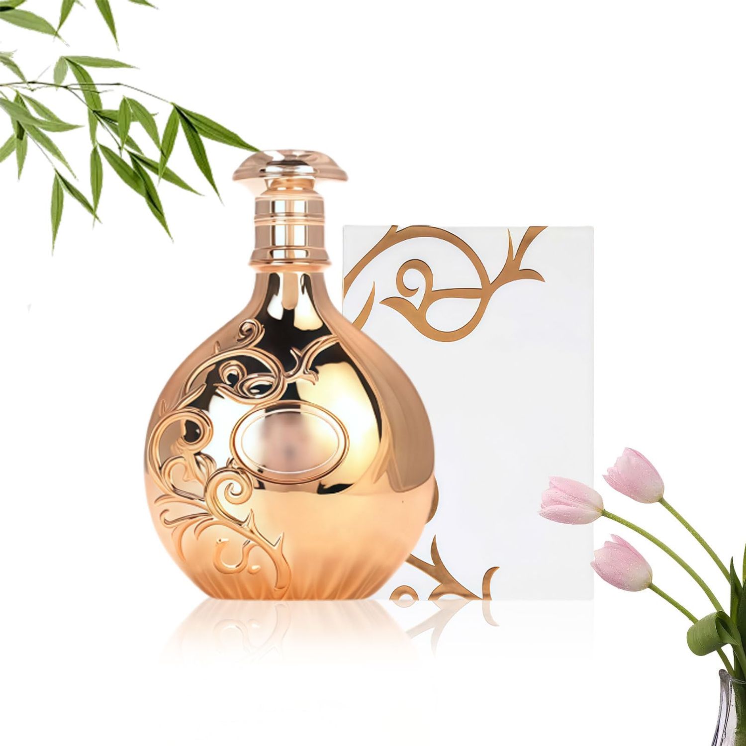 Ny-la Perfume Prestige, Unique Ny-la Perfume - 80ml, Vanilla &amp; Caramel Body Spray, Sweet &amp; Sensual Scent, Long-Lasting Fragrance, for Women &amp; Men (Rose gold)