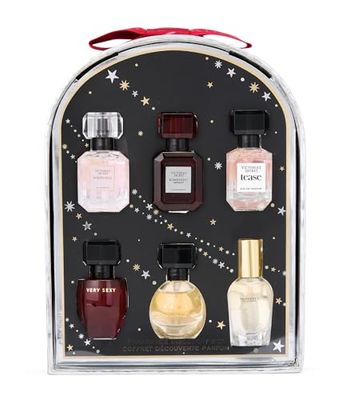 Victorias Secret Mini Eau de Parfum Discovery Gift Set: Bombshell, Bombshell Magic, Tease, Bare, Very Sexy, &amp; Heavenly