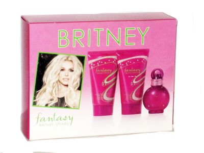 Britney Spears Fantasy 3 Piece Gift Set- 1 Magic Body Souffle- 1.7 fl oz, 1 Shower Gel- 1.7 fl oz &amp; Eau De Parfum- 05 fl oz