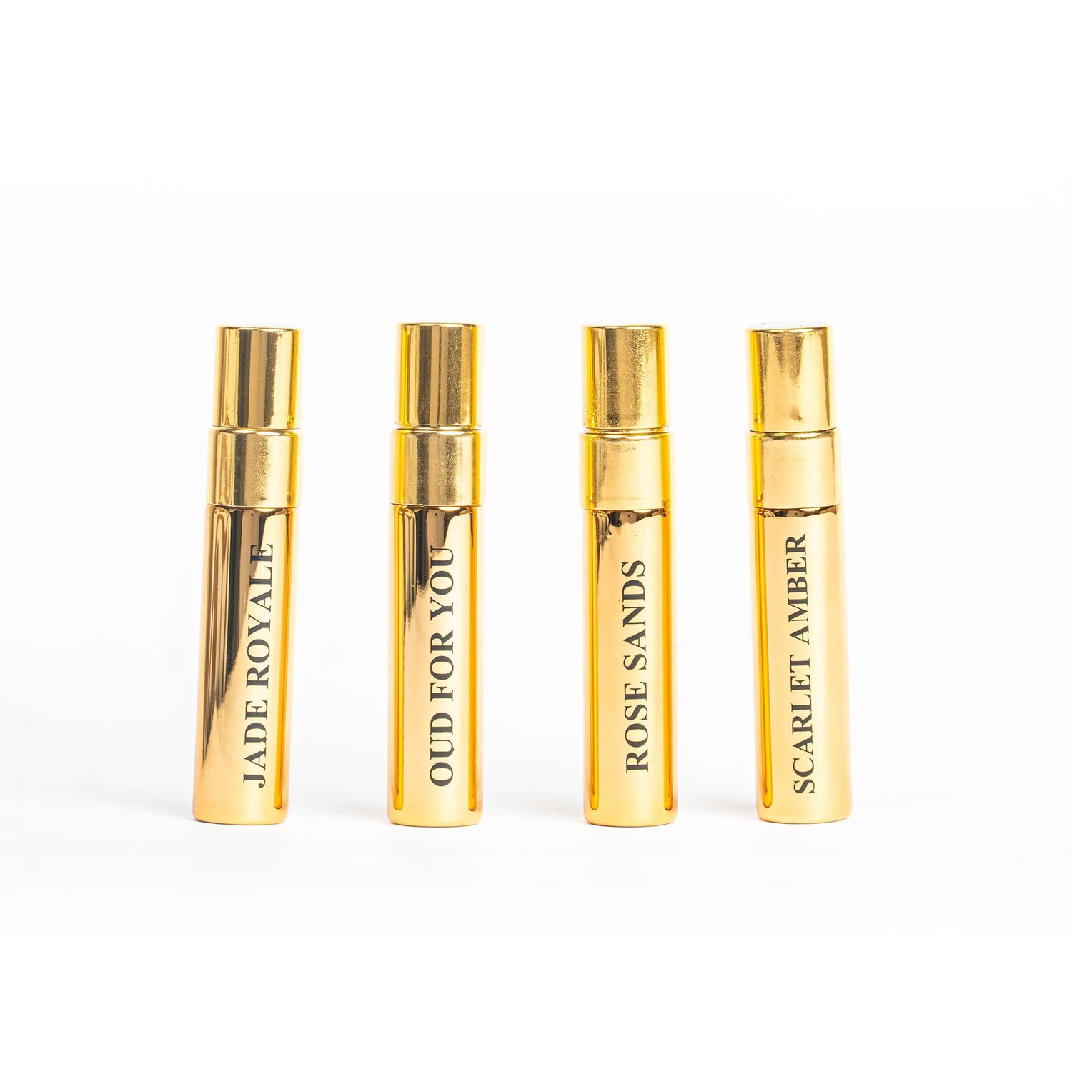 KORBAJ PARFUMS Mini Samples Prestige Collection Long Lasting Arabian Perfume for Women, EDP Mens Cologne with Fresh and Fruity Notes (20 ml, Pack of 4)