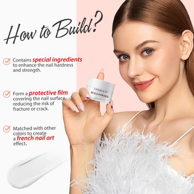 AZUREBEAUTY Clear & White Dip Powder Nail Kit, 28g/1Oz 15 Pcs Essential Dipping Build Powder with Basics Dip Powder Liquid Set Top & Base Coat Bond Activator for Beginners Nail Manicure Salon Home