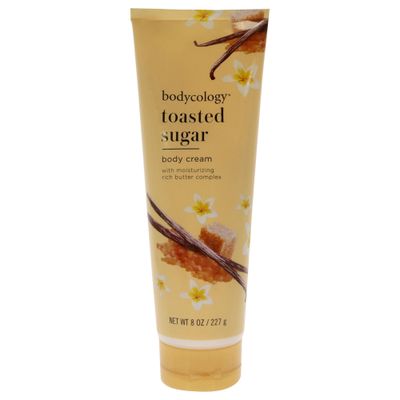 Bodycology Moisturizing Body Cream for Women, Toasted Sugar, 8.0 Ounce, Packaging May Vary