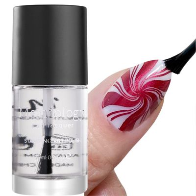 Maniology Smudge Free Top Coat, Finishing Clear Nail Polish, Transparent Nail Lacquer