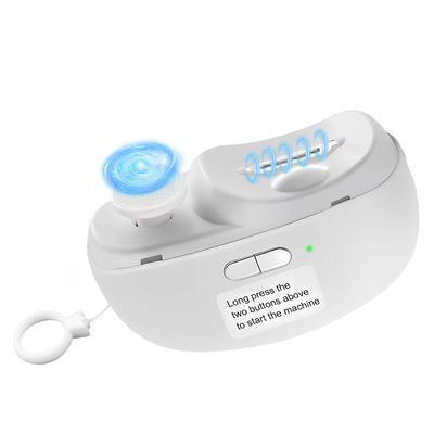 3-in-1 Electric Nail Clippers, Upgrade Electric Nail Clippers for Seniors or Babys, Automatic Electric Polishing Nail Clipper with Collector, Electric Nail Trimmer Gift for Your Loves (Cream-White)