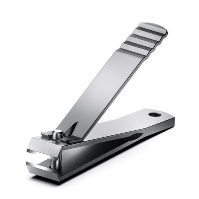 Heavy Duty Straight Blade Nail Clippers for Thick Toenails, Professional Stainless Steel Fingernail Toenail Clippers Trimmers - Thick Wide Jaw Toe Nail Clippings for Seniors, Men &amp; Women - Silver