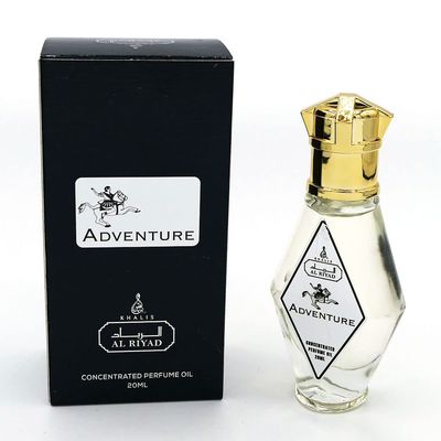 Maison dOrient ADVENTURE 20 mL Roll On Perfume For Men, Alcohol-Free Fragrances. AL RIYAD (Roll On Body Oil) Traveling Essentials For Women and Cruise Accessories