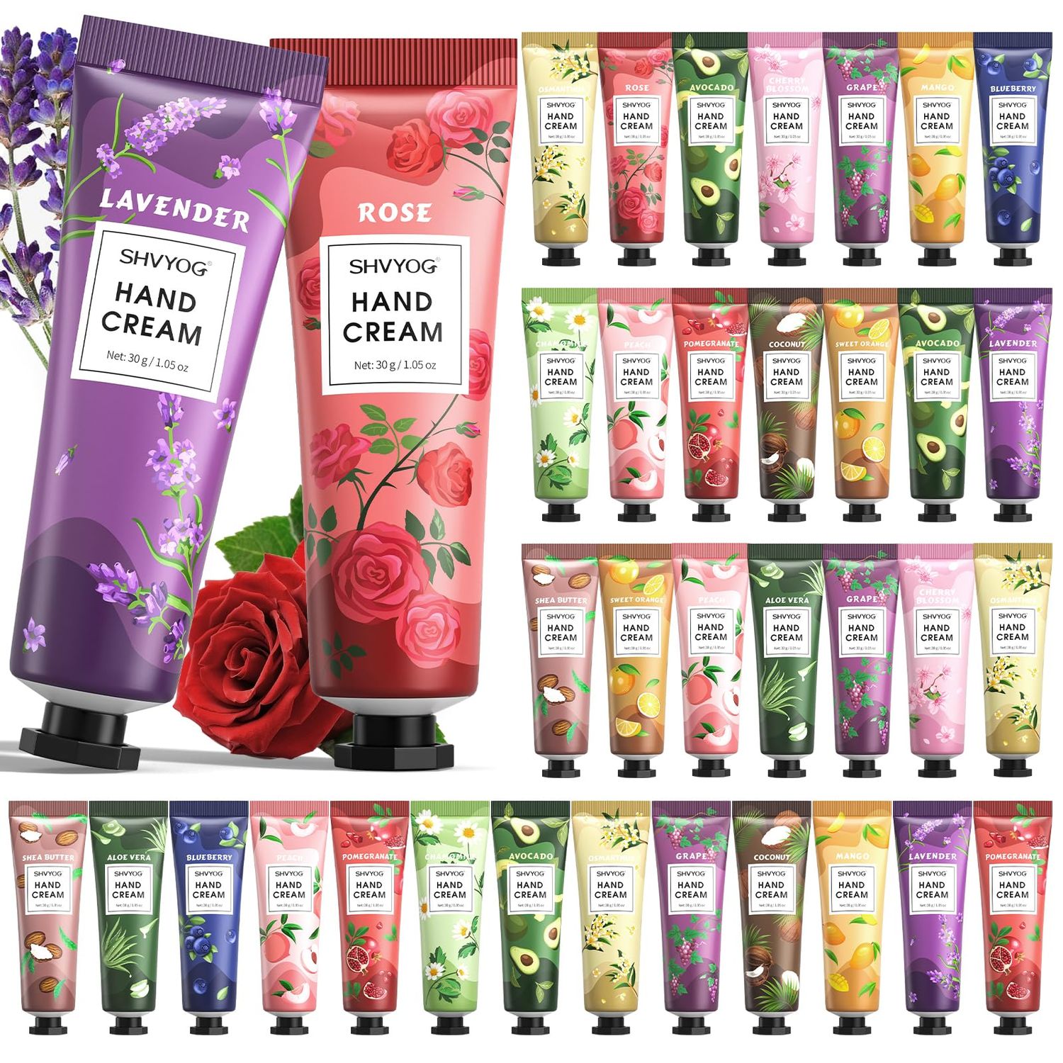 36 Pack Hand Cream Mothers Day Gifts, Women Gifts for Birthday, Bridesmaid Gifts Teacher Appreciation Gifts Nurse Gifts,Moisturizing Bulk Hand Lotion for Dry Cracked Hands, Mini Hand Cream Gift Set
