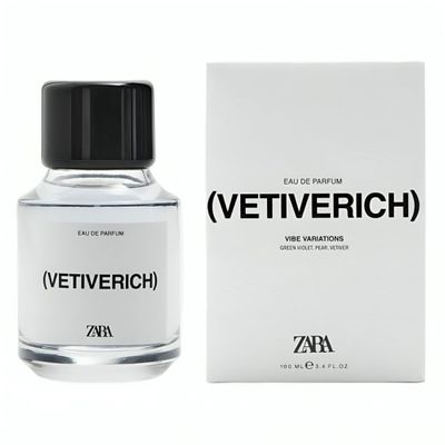 Zara (Vetiverich Cologne for Men EDP Eau De Parfum 100 ML (3.4 FL OZ)