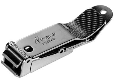 No-mes Toenail Clipper, Catches Clippings, Patented Ergonomic Grip, Made in USA
