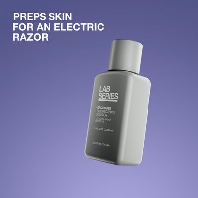 Lab Series Mens Grooming Effortless Pre-Electric Shave Solution - Cools &amp; Refreshes Skin - Skin Care for Men, 3.4 Fl Oz