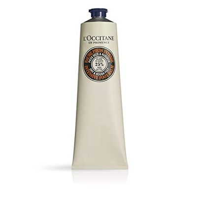 LOCCITANE Shea Butter Intensive Foot Balm: 25 Shea Butter, Immediately Soothe Dry Feet, Soften Skin, Moisturize, Nourish, Fast-Absorbing, Non-Greasy, 5.3 Oz