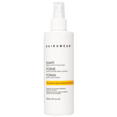HairUWearShape Medium Hold Styling Spray for Wigs &amp; Hair Extensions 8 Ounce