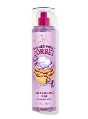 Bath &amp; Body Works Signature Collection Candied Violet Sorbet Fragrance Mist 8 Fl Oz (Candied Violet Sorbet)