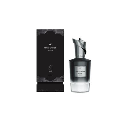MIND GAMES Sissa - Luxury Perfume with Notes of Sesame Seed Oil, Roasted Tonka Bean, Musk &amp; Vanilla Madagascar - Elegant Extrait de Parfum for Women &amp; Men - Amber &amp; Woody Perfume - 100 mL/3.4 oz