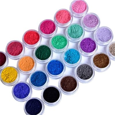24 Color/Set Fuzzy Flocking Velvet Nail Glitter Powder Pigment - Nail Glitter Powder for Nails - Nail Glitter Powder Holographic - Nail Art Glitter Powder Dust - Sequins Powder for Nail Art Glitter
