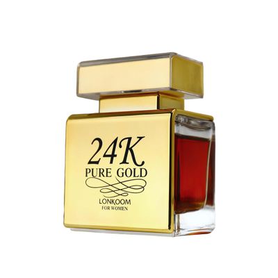 Lonkoom 24K GOLD Womens Perfume Eau De Parfum 3.4 Fl Oz, Floral Fruity Notes