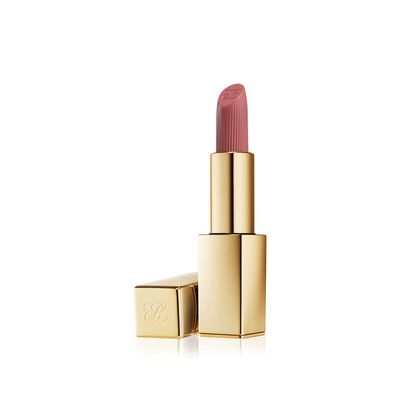 Este Lauder Pure Color Long-Lasting Cream Lipstick with Cream Finish | Plumping &amp; Nourishing, 561 Intense Nude