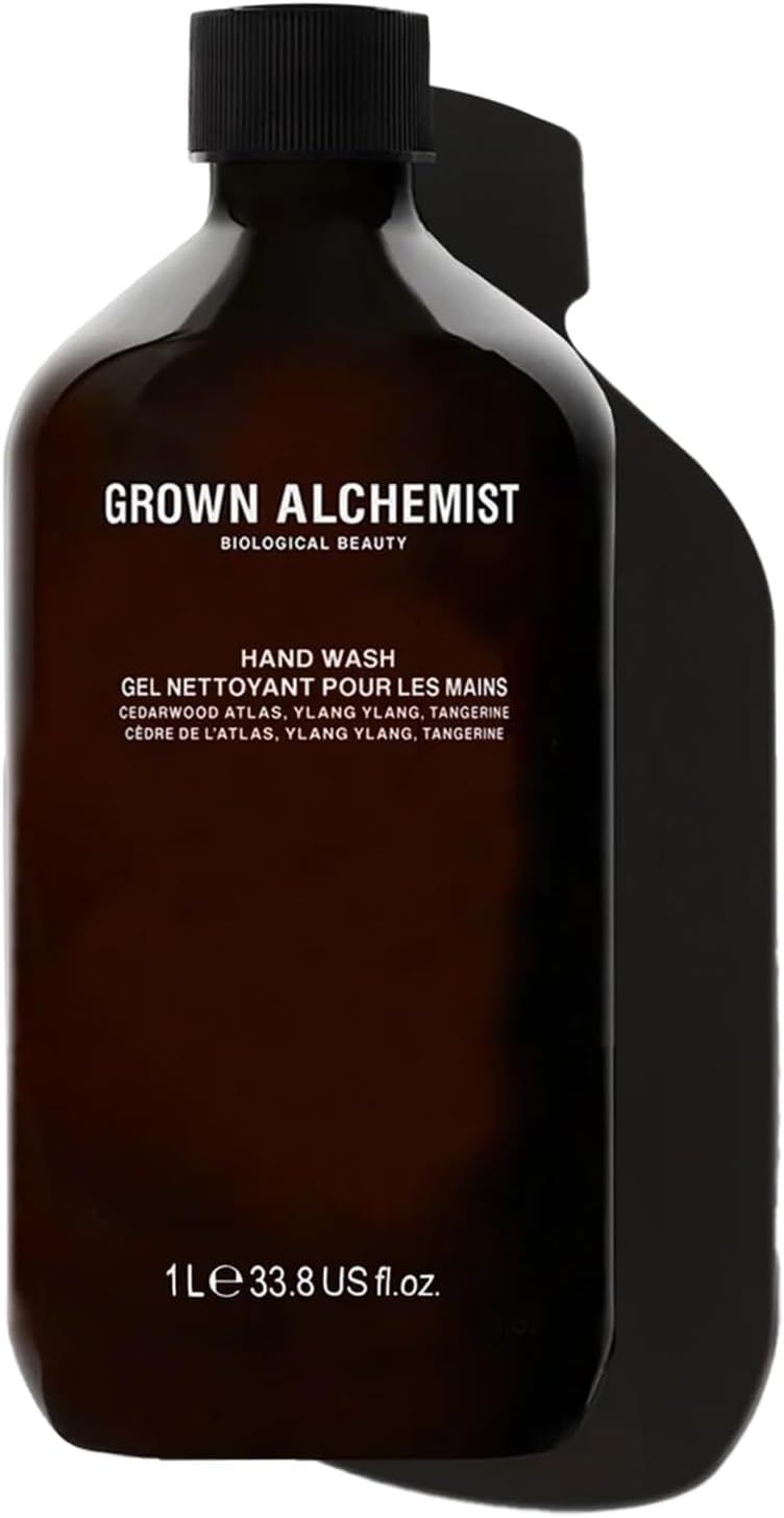 Grown Alchemist Hand Wash REFILL: Cedarwood Atlas, Ylang Ylang, Tangerine. Gentle Hand Wash that Hydrates and Cleanses Skin, 38.8 Ounce (1L)