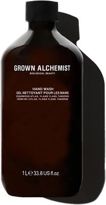 Grown Alchemist Hand Wash REFILL: Cedarwood Atlas, Ylang Ylang, Tangerine. Gentle Hand Wash that Hydrates and Cleanses Skin, 38.8 Ounce (1L)