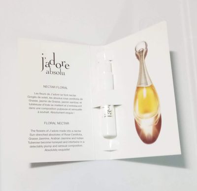Dior Christian Dior Jadore Eau de Parfum Spray for Women .03 oz. Sample Spray