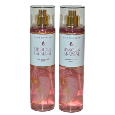 Bath &amp; Body Works Fragrance Mist 2-Pack 8oz Each (Hibiscus Paradise)