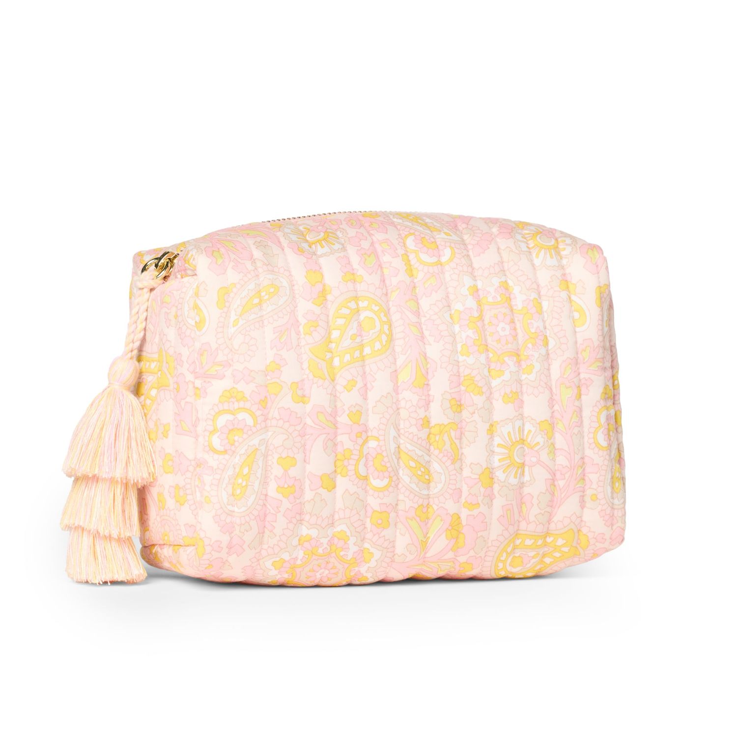 Amazon Essentials x Sofia Grainge Womens Quilted Makeup Toiletry Bag