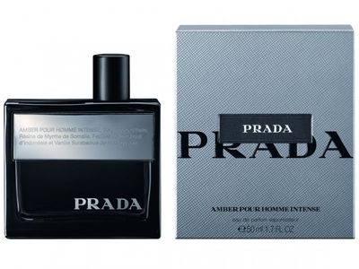Prada Amber Intense Eau de Parfum Spray for Men, 1.7 Ounce