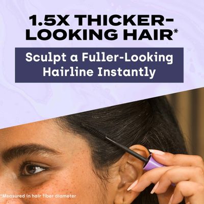 Toppik Fill Me In Hairline Filler, Hair Color Root Touchup, Hair Fibers Wand, Fills In Thinning Hairline, Hair Styling Product, 0.176 oz (5 g), Dark Brown