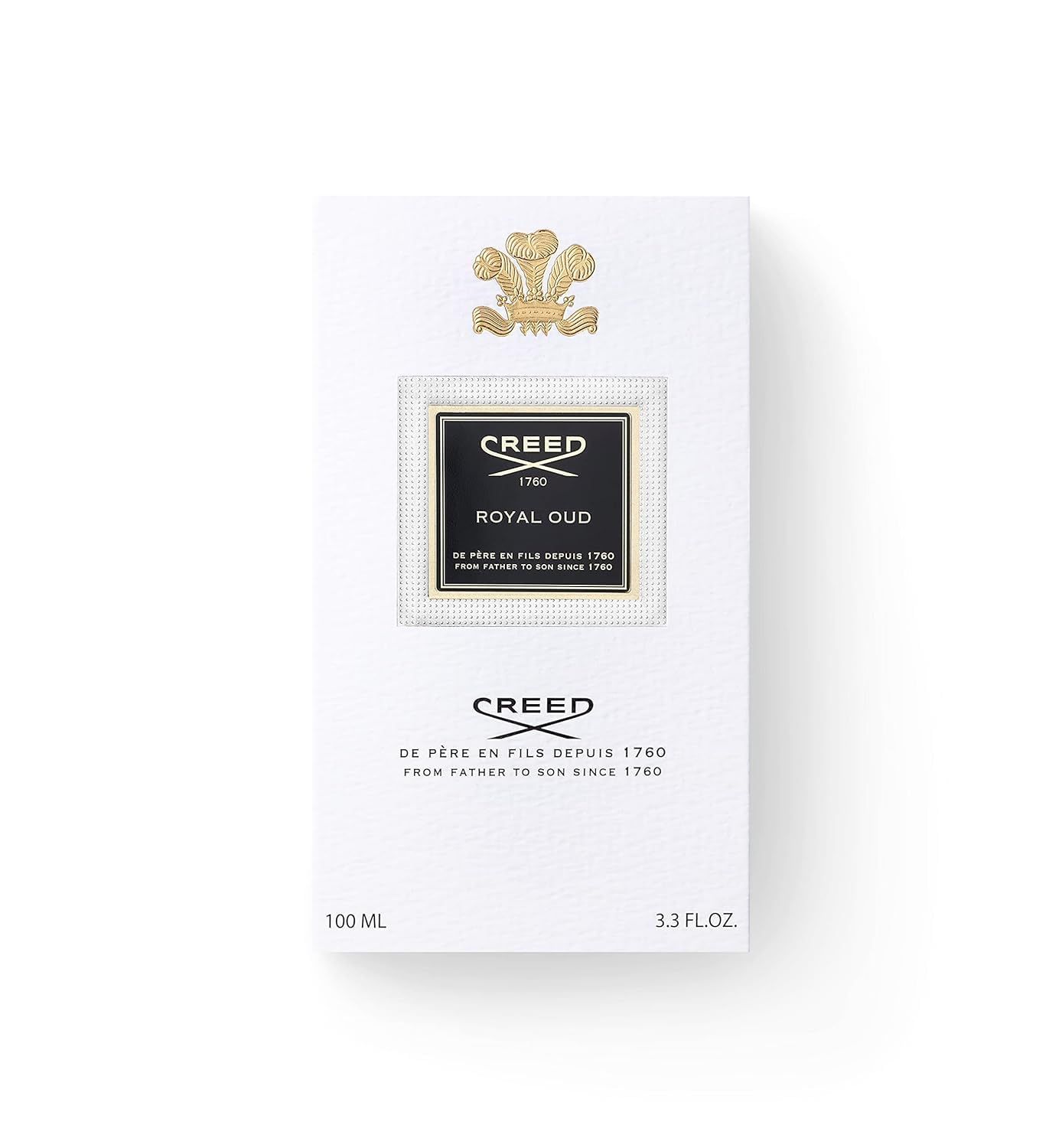 Creed Royal Oud, Mens Luxury Cologne, Woody Rich, Spicy &amp; Smoky Fragrance, 100ML / 3.3 Fl Oz