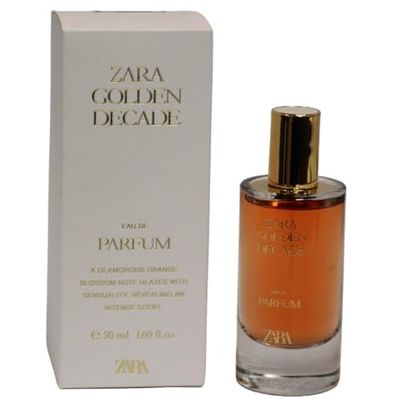Zara Golden Decade Women Eau de Parfum Hypnotic Scent and Elegant Fragrance with Jasmine Orange Blossom &amp; Lavender 50ml (1.7 fl. oz)