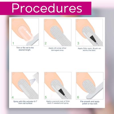 Backscratchers Extreme Sheeeer Magic Silk Wrap - Self Adhesive Manicure Nail Art Tool - DIY Nail Extension - 2 Count