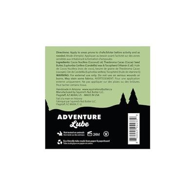 Squirrels Nut Butter All Natural Anti-Chafe Compostable Tube
